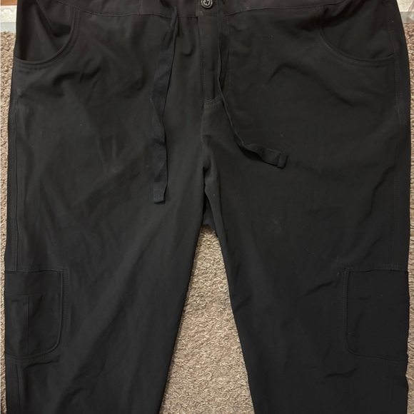 Style & Co NWT Woman L Black Cropped Pants with Drawstring Lightweight Brand New - Picture 7 of 10